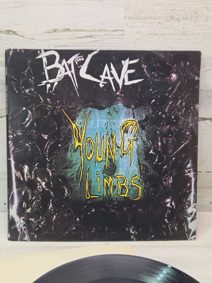 Batcave  Young Limbs And Numb Hymns LP 1983 London Records PACLZ 3920 EX/G+ - Image 3 of 4