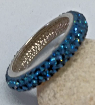 Magnifique bague en argent et strass antique jewelry sterling ring - Photo 1/2