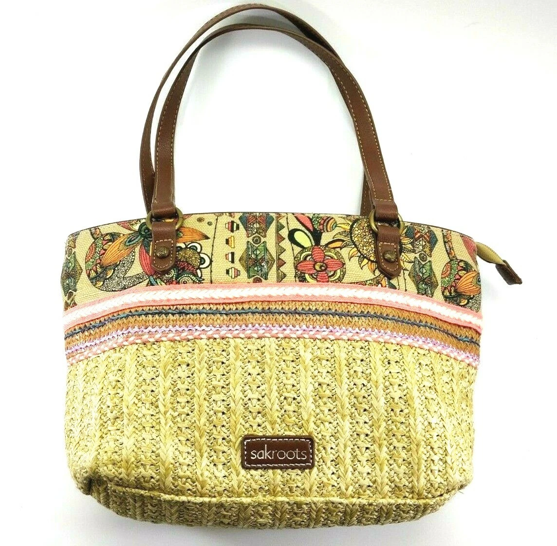 Ellis small straw hotsell satchel