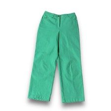 St. John Sport By Marie Gray Women's Green Straight Leg Pants Size 2 / 25 x 25