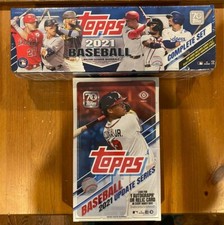 ⚾ 2021 Topps Baseball Blue Complete Set & Update Series Sealed