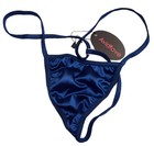 Avidlove Navy Blue V-Neck Chemise 2-PC Set Women's XL Lingerie Babydoll G-String — photo 5