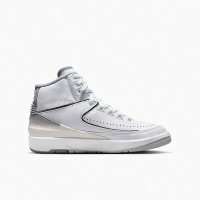 Nike Air Jordan 2 Retro GS AJ2 Cement Grey Kids Youth Casual