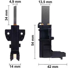 Spazzole di carbone per lavatrice Ignis AWF 885, AWF282/IG