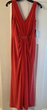 Lauren Ralph Lauren Dress Midi Red 6 $210