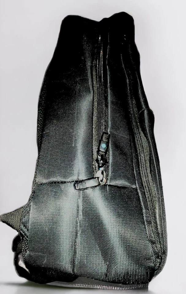 新秀丽背包黑色随身携带笔记本电脑包衬垫蓝色衬里 — 第 3/4 张图片