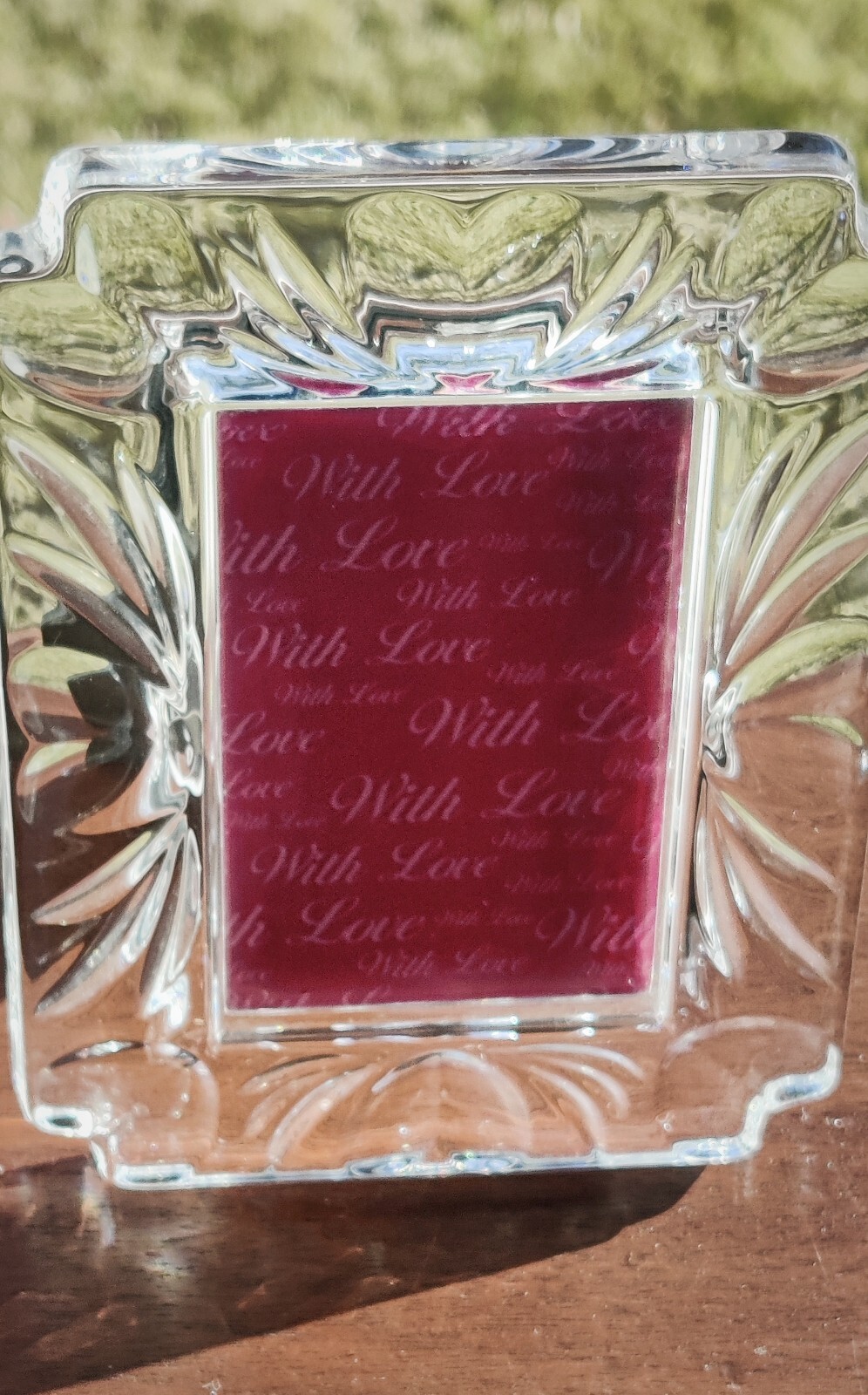 Waterford Crystal With Love Picture Photo Frame 2 x 3 Hearts eBay