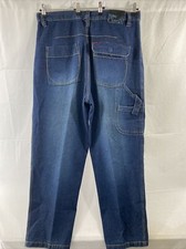 VTG FUBU Y2K Circa XCII Baggy Tapered Carpenter Jeans Men's Size 38x36