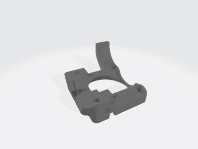 Anycubic I3 Mega 3D Drucker - X Carriage i3 Mega (S & Pro) BLTouch Cover PlateV6
