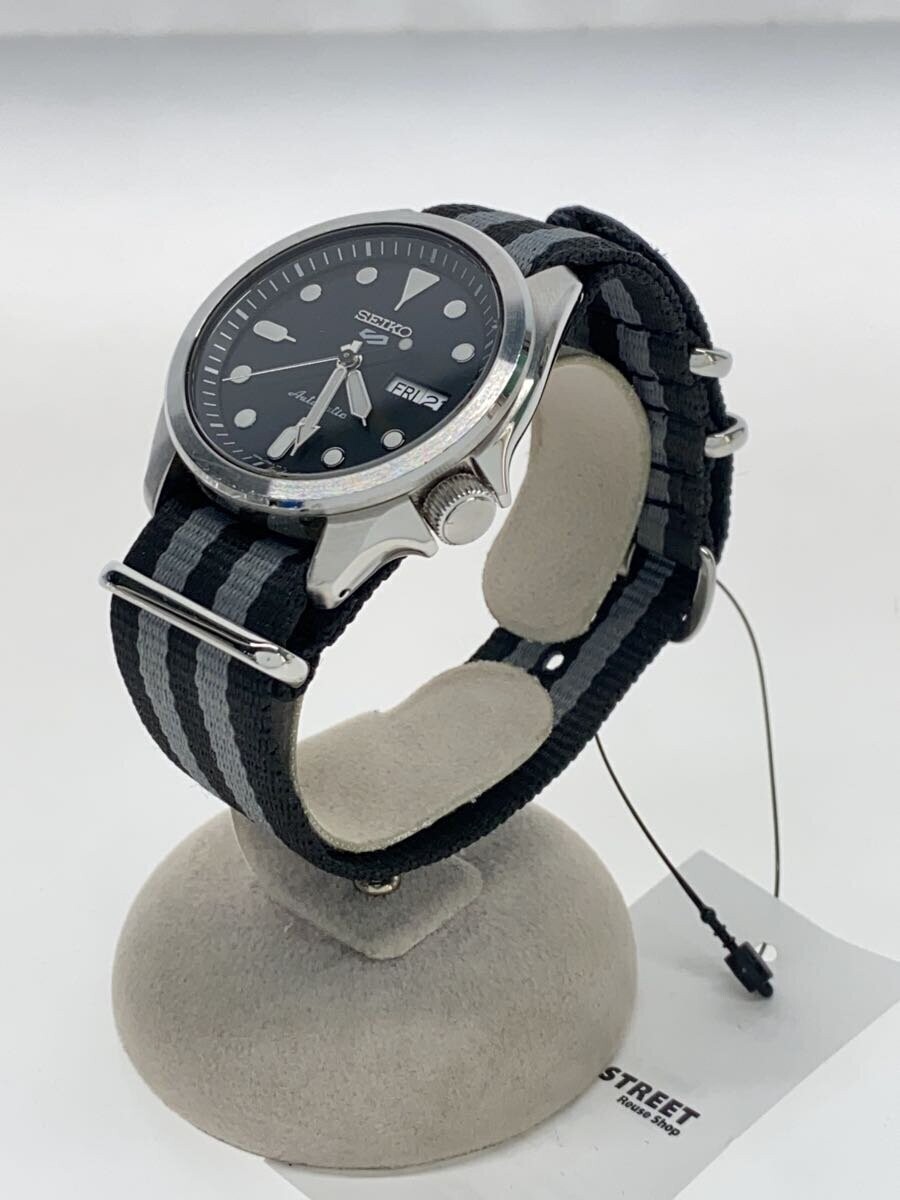 美品 SEIKO セイコー5 スポーツ 4R36-08L0 SRPE67K1 SEIKO 4R36-08L0 Men's Automatic Watch Analog Black Multi