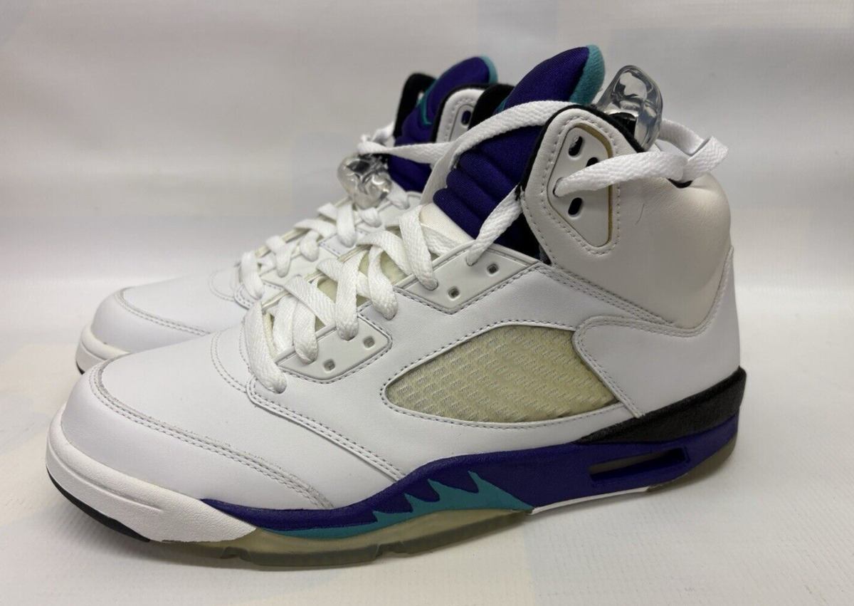Nike Air Jordan 5 Retro LS GRAPE Men 8.5 DS 314259 131 BNIB
