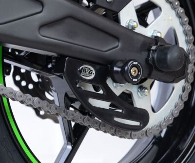 R&G Toe Chain Guard Black (Road Racing Toe Guard) Kawasaki ZX9-R F