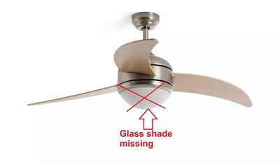 Deckenventilator Argos Home Anders 3 Arm Ventilator mit Fernbedienung (ohne Schirm) 3922745 R