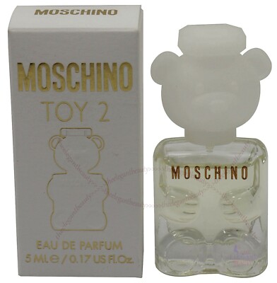 Moschino Toy 2 .17oz/5ml Eau de Parfum Mini Splash For Women New In Box