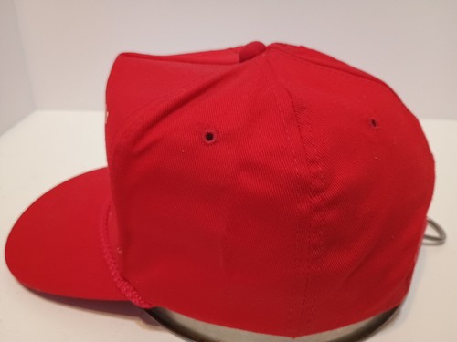 Vintage Sunoco Race Fuels Snapback Trucker Hat With Rope Red Knoll Gas Fuels - Picture 7 of 19