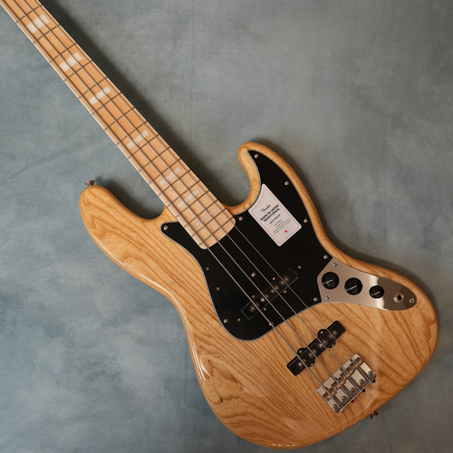Fender Made in Japan Traditional 70s Maple Fingerboard Natural Jazz Bass - Picture 2 of 14