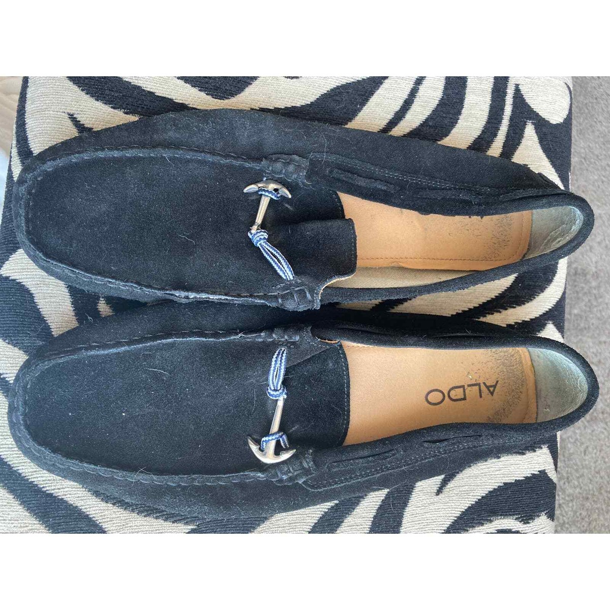 Aldo men zurlo loafers shoes Aldo Zurlo black leather moccasin/loafer, men main image 2