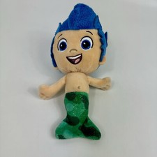 Bubble Guppies Plush Gil Nickelodeon Nick Jr Stuffed Doll toy 7 Blue Hair