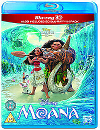 Moana (Blu-ray 3D, 2017) - Walt Disney - New & Sealed