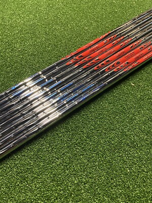 Set Of 8 x NS PRO Modus 3 Tour 130 S Flex TT Golf Shaft 5-PW + 2 Extra Wedge