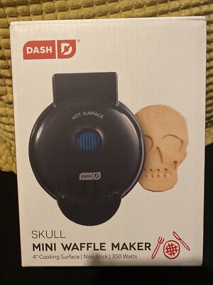 dash mini waffle maker skull