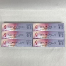 Wella Illumina Permanent Hair Color 5/81-5/PA Light Brown/Pearl Ash 2oz 6 pack 