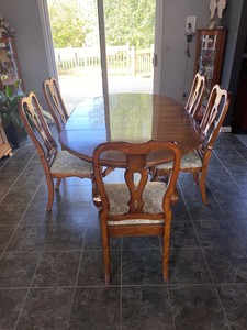 ethan allen french country dining set