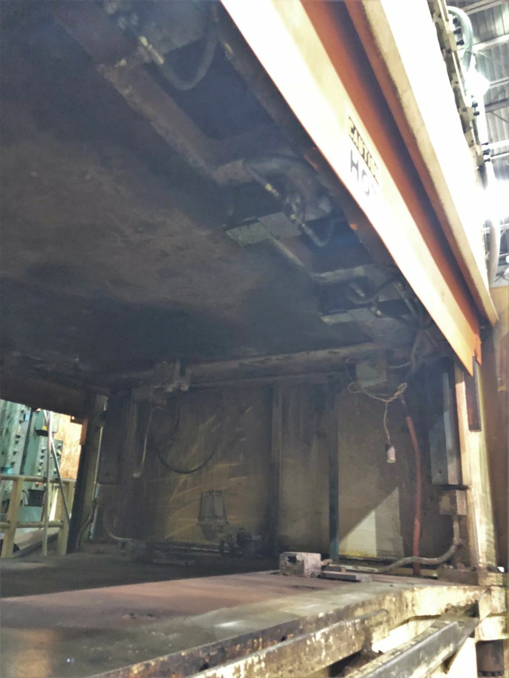 100 Ton Hydraulic Press, Hamilton Compression Molding Allen Bradley SLC