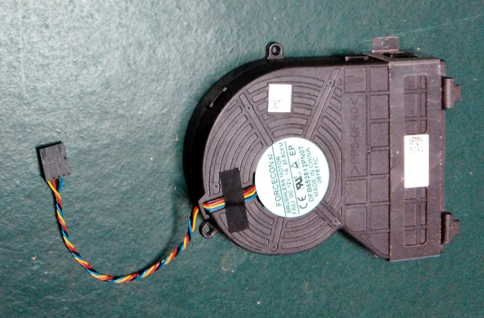 Dell Optiplex 390 790 990 3010 7010 9010 SFF PC CPU Heatsink Cooling Fan 4W/5Pin - Image 2 of 2