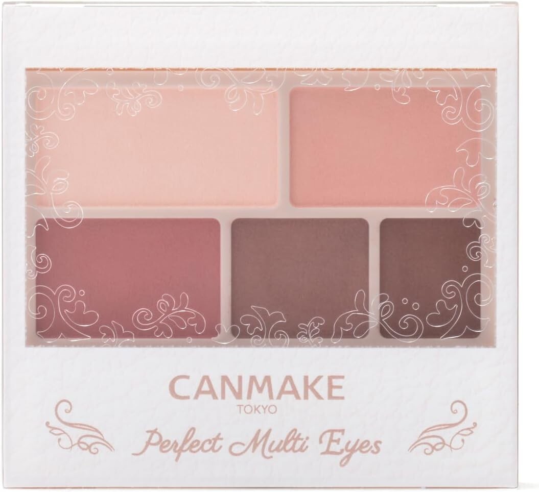 CANMAKE Perfect Multi Eyes Eyeshadow 08 Three Chocolate 0.1 oz