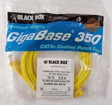 Black Box GigaBase 350, CAT5e - Patch Cable - 10 ft - Yellow