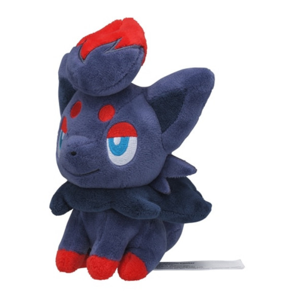 Pokemon Center оригинальный 570 плюшевый покемон в форме Зоруа Унова 14,5 см Черный, белый