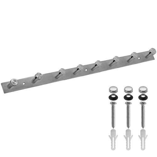 Stainless steel hook bar wardrobe bar wall coat rack towel holder clothes hook - Picture 34 of 40