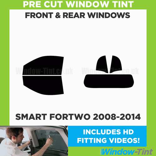 For Smart Fortwo 2008-14 Full Pre Cut Window Tint Kit Front & Rear Tinting Film - Picture 2 of 10