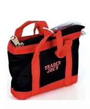 Trader Joes Micro Mini Tote With Grocery Bag 2 In 1 Mini Limited Edition      