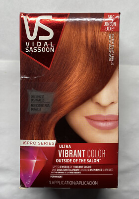 Vidal Sassoon # 6RC Bold Copper Citrine Ultra Vibrant-London Luxe Hair Color