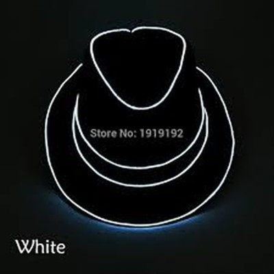 COOLE MANIA LED NEON HUT FEDORAS TRILBY BELEUCHTUNG SMART JUNGGESELLENABSCHIED 3 MODI STROBOSKOP.