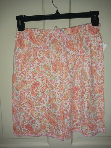 NWT Aria Womens Set Bermuda Pajamas SZ SM Floral Print. Z28 - Picture 6 of 10