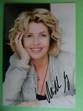 Autogrammkarte Michaela May Autogramm 