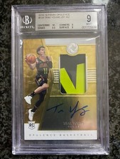 2018-19 Panini Opulence #134 Trae Young Jersey Patch RPA RC #/79 BGS 9 Auto 10
