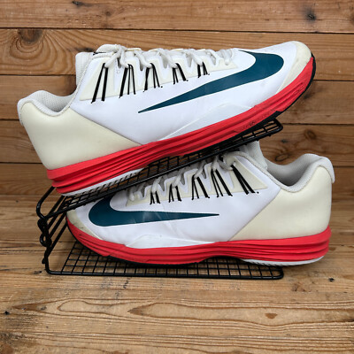 Nike Tennisschuhe Gr. UK 11 Lunar Ballistec White Night Factor Crimson Rafa Vapor