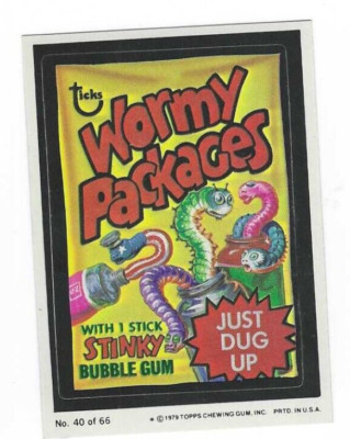 1979 TOPPS WACKY PACKAGES WORMY PACKAGES #40 OF 66 | eBay