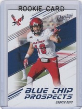 COOPER KUPP ROOKIE CARD 2017 Prestige Football BLUE CHIP PROSPECT RC Rams SB MVP