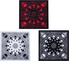 3Pcs Men'S Retro Bandana Scarf Stylish Paisley Pocket Squares Tie Dye Cowboy Wra