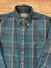 Pendleton Flannel Wool Button Up Shirt Men  s Medium 100 Virgin Wool