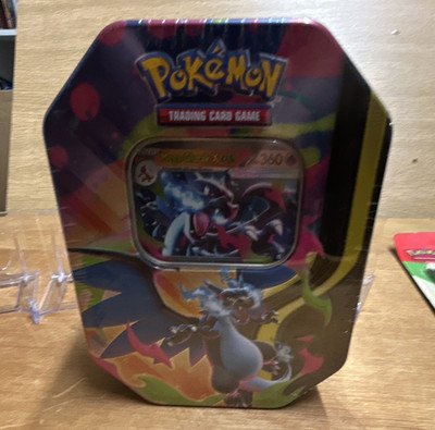 Pokémon TCG Blechdose Mega Glurak X/Y EX 60 Karten inkl. Promokarte 2016