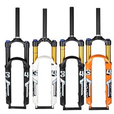 Forcella bici 26/27,5/29 pollici MTB mountain bike leggera sospensione pneumatica forcelle