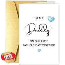 Obbyidk Sweet 1st Father's Day Card for New Dad Baby