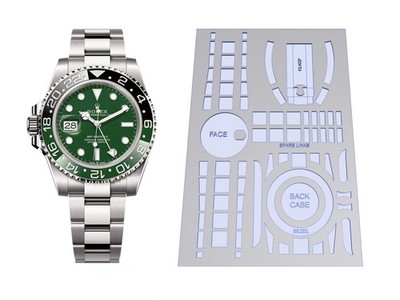 Protection Sticker/Film Kit for Rolex GMT Master II White Gold 2018-now