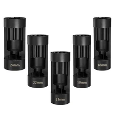 Sylvil 5 PCS Strut Nut Socket, 18mm 19mm 21mm 22mm 24mm Suspension Strut Nut ...